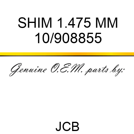 SHIM 1.475 MM 10/908855