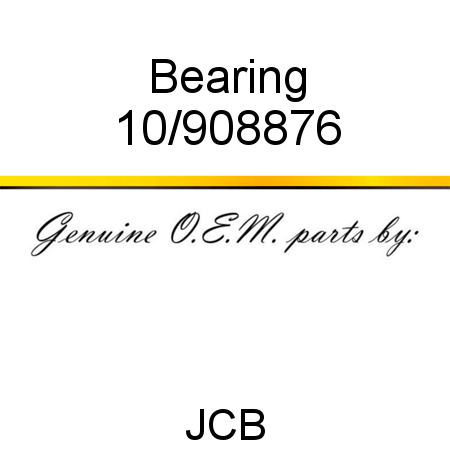 Bearing 10/908876