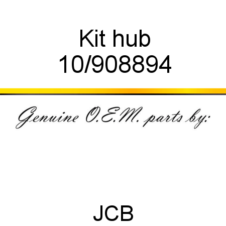 Kit, hub 10/908894