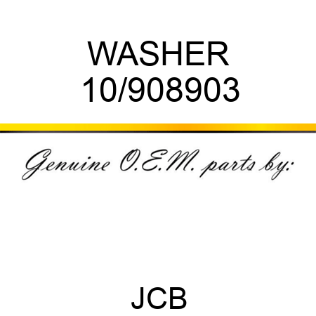 WASHER 10/908903