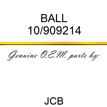BALL 10/909214