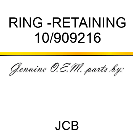 RING -RETAINING 10/909216