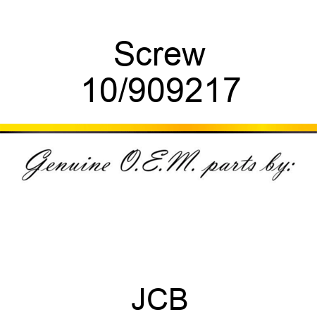 Screw 10/909217