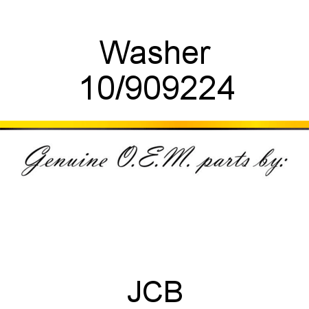 Washer 10/909224