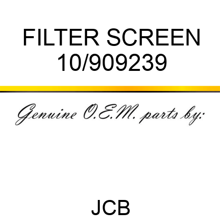 FILTER SCREEN 10/909239