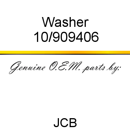 Washer 10/909406