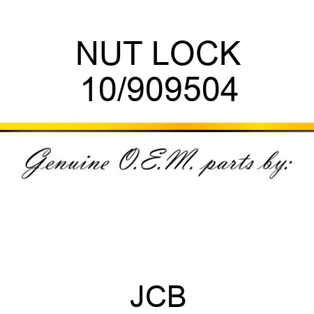 NUT LOCK 10/909504