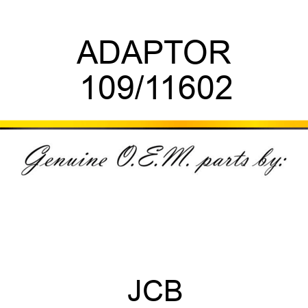 ADAPTOR 109/11602