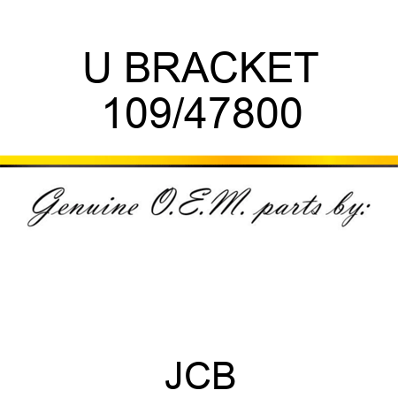 U BRACKET 109/47800