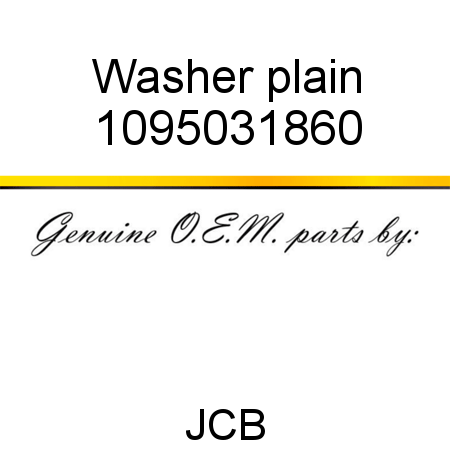 Washer, plain 1095031860