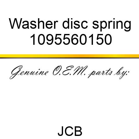 Washer, disc spring 1095560150