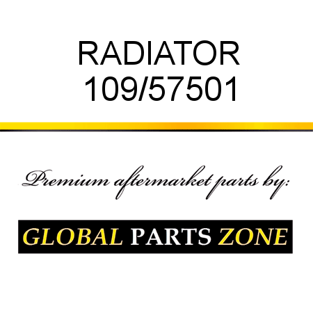 RADIATOR 109/57501