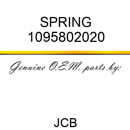 SPRING 1095802020