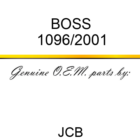 BOSS 1096/2001