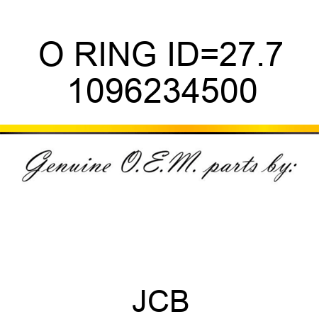 O RING ID=27.7 1096234500