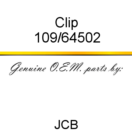 Clip 109/64502