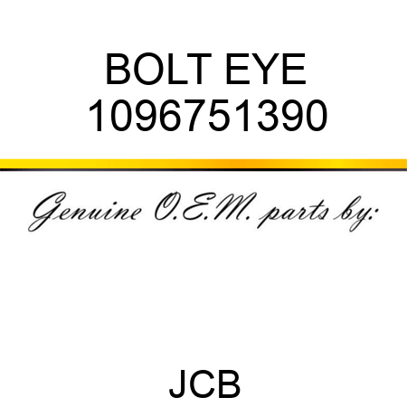 BOLT EYE 1096751390