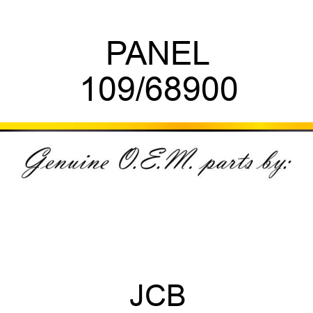 PANEL 109/68900