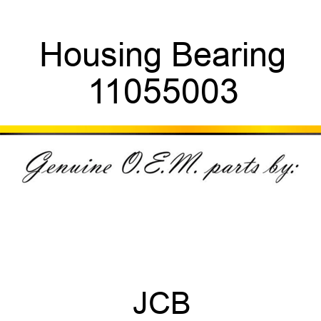 Housing Bearing 11055003
