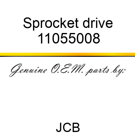 Sprocket drive 11055008