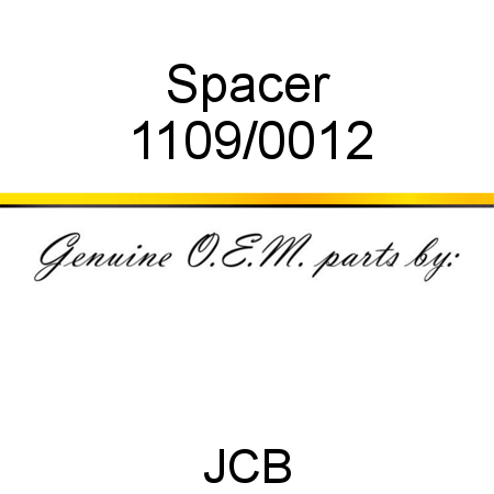 Spacer 1109/0012