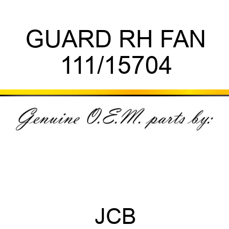 GUARD RH FAN 111/15704