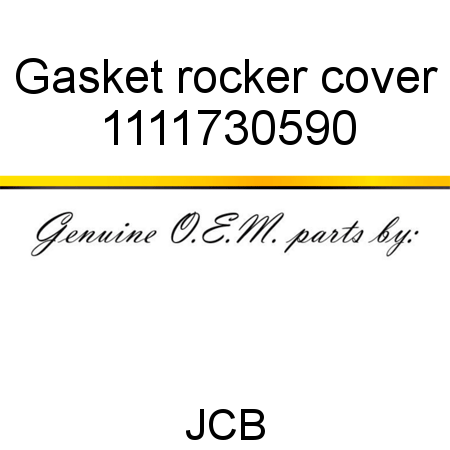 Gasket, rocker cover 1111730590