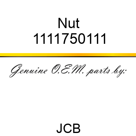 Nut 1111750111