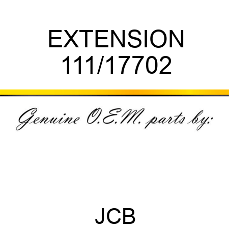 EXTENSION 111/17702
