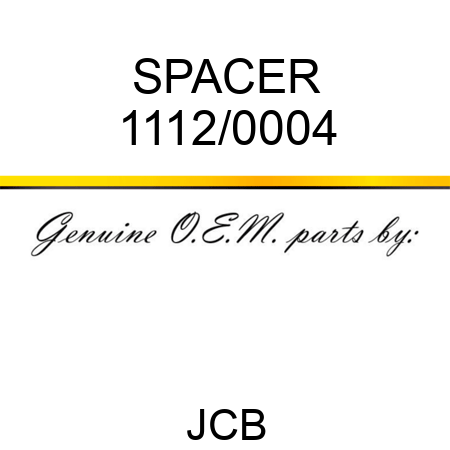 SPACER 1112/0004