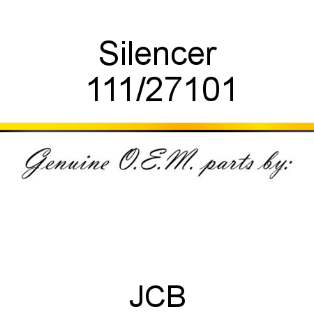 Silencer 111/27101