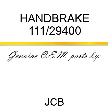 HANDBRAKE 111/29400