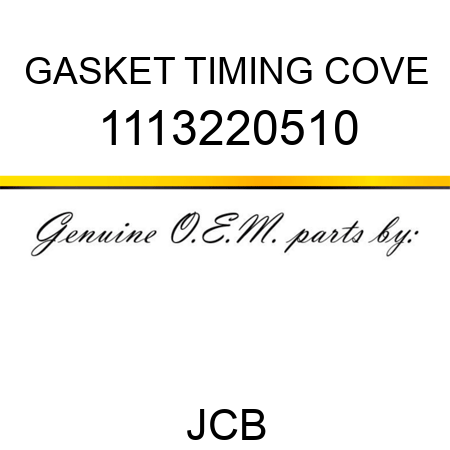 GASKET TIMING COVE 1113220510