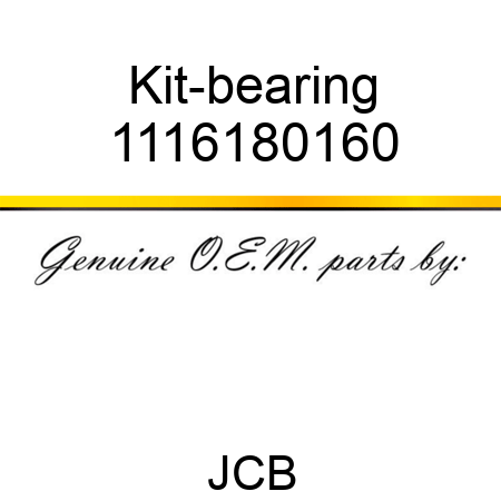Kit-bearing 1116180160