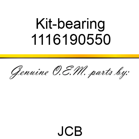 Kit-bearing 1116190550
