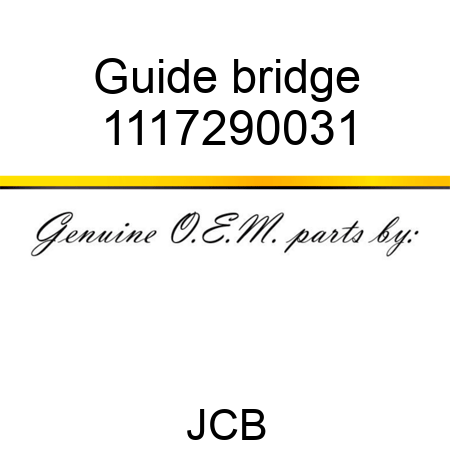 Guide bridge 1117290031