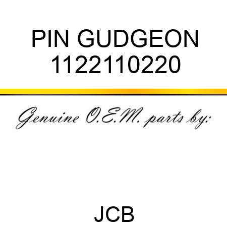 PIN GUDGEON 1122110220