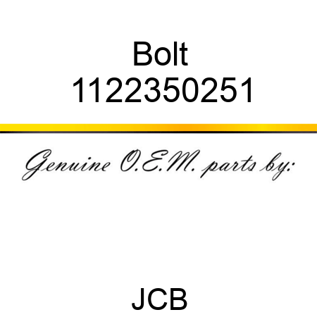 Bolt 1122350251