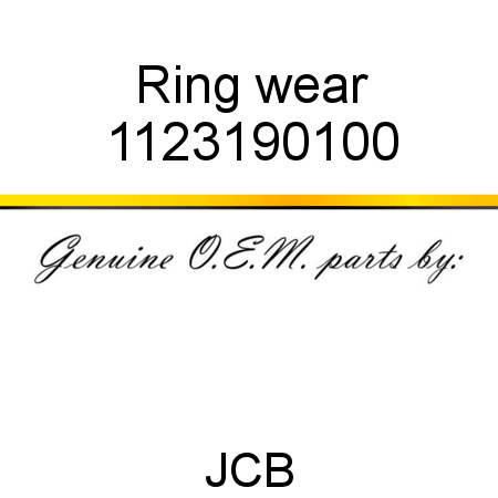 Ring, wear 1123190100