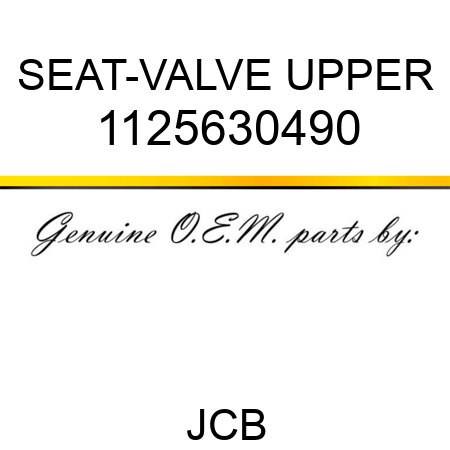 SEAT-VALVE UPPER 1125630490