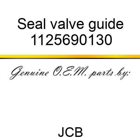 Seal valve guide 1125690130