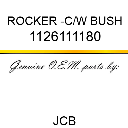 ROCKER -C/W BUSH 1126111180