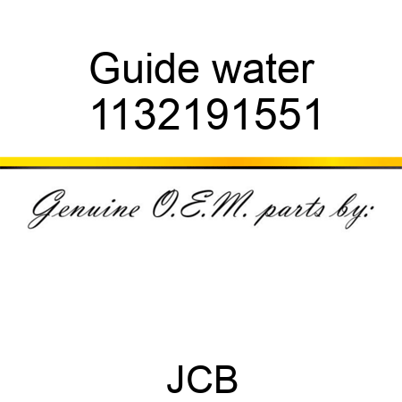 Guide water 1132191551