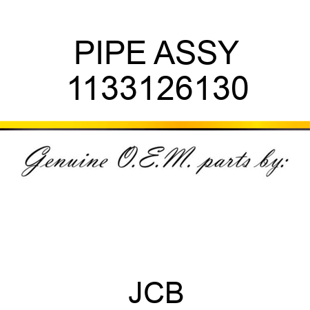 PIPE ASSY 1133126130