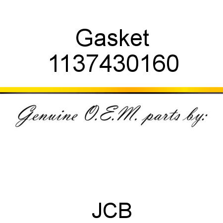 Gasket 1137430160