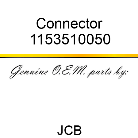 Connector 1153510050