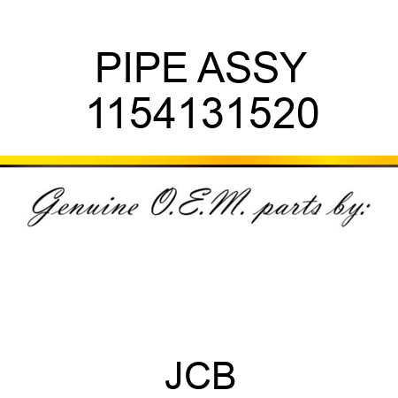 PIPE ASSY 1154131520