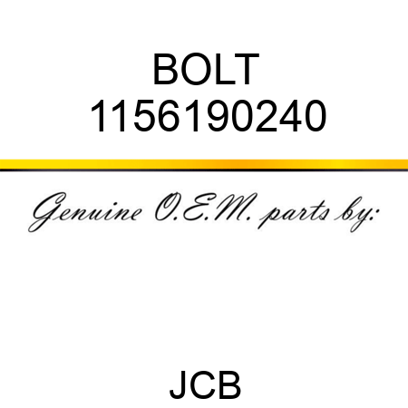 BOLT 1156190240