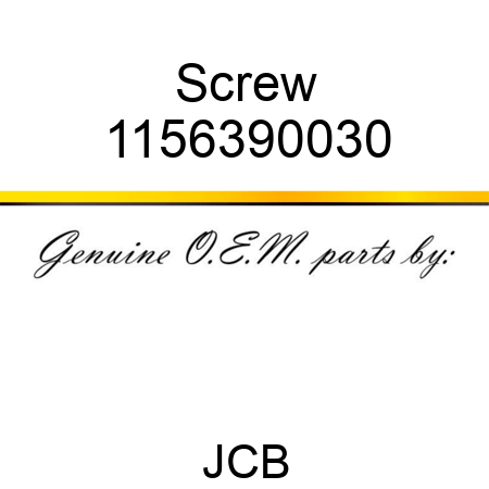 Screw 1156390030