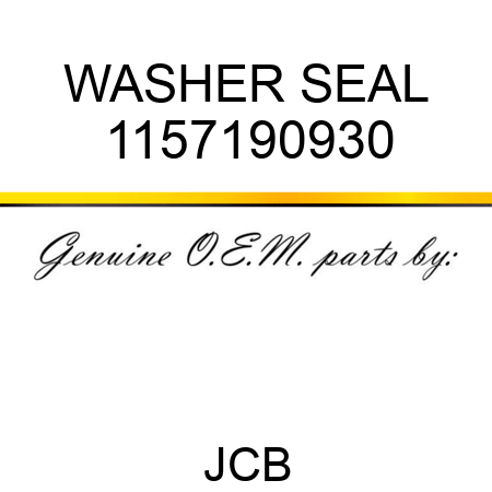WASHER SEAL 1157190930